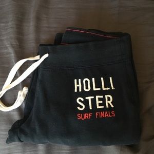 Hollister Navy Sweatpants